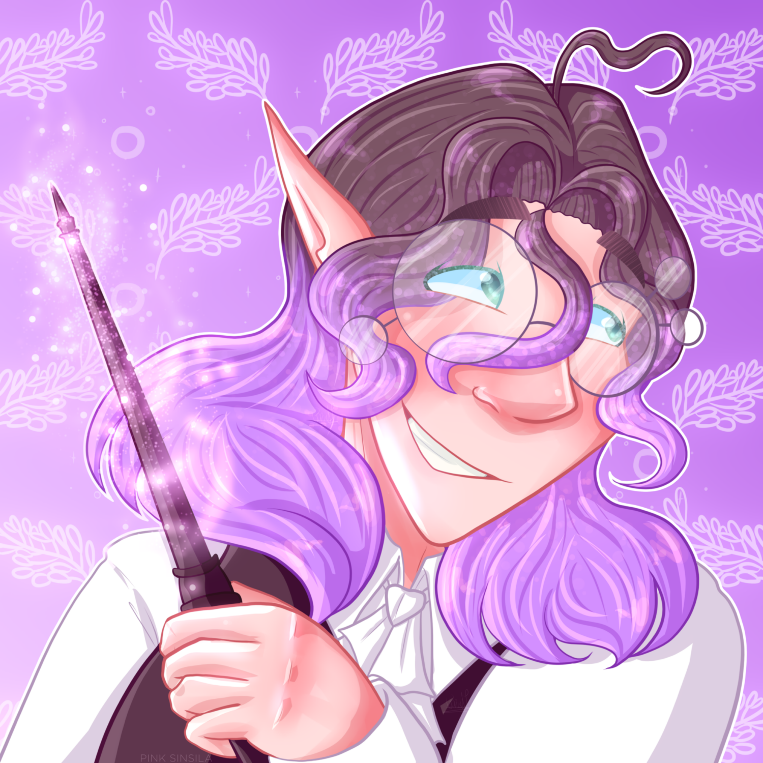 Example 2022 (Fullsize style + Bust + Cell-shading + Pattern background)