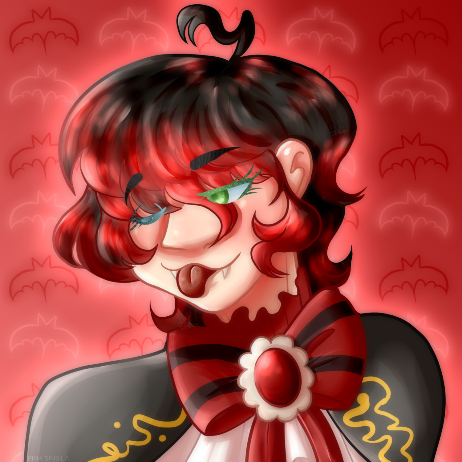 Example 2022 (Fullsize style + Bust + Soft-shading + Pattern background)