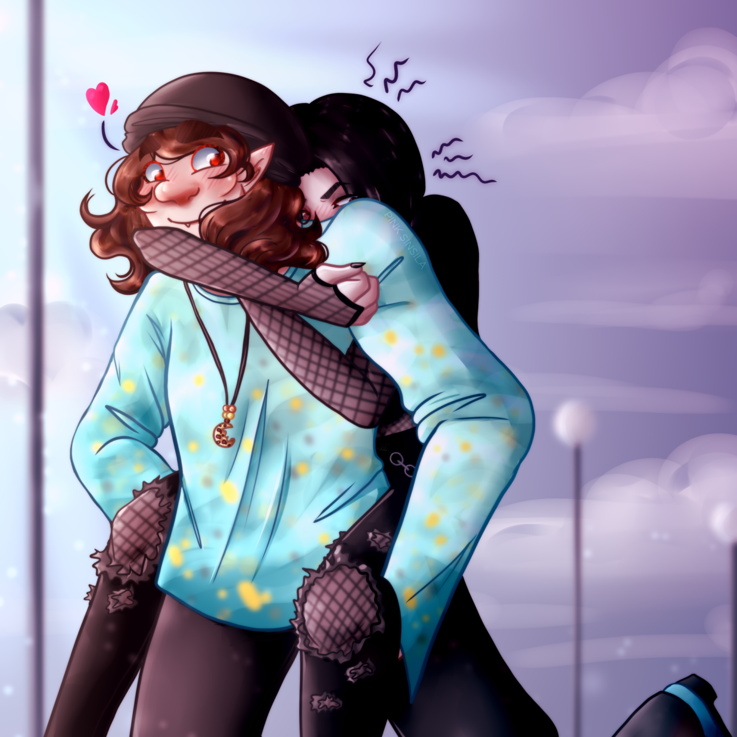 Example 2022 (Fullsize style + Halfbody + Soft-shading + Scenery background)